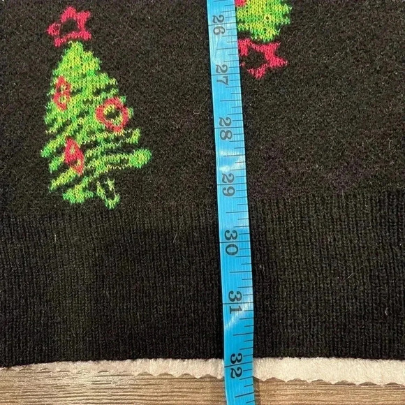 [M]  The Rail mens long crew neck xmass tree print sweater - Picture 9 of 10